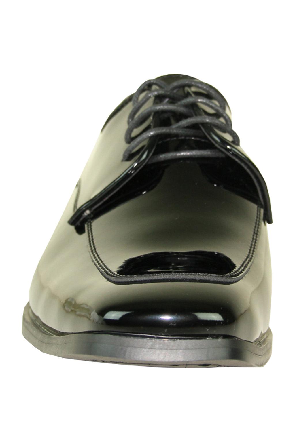 "Vittorio" Black Vangelo Tuxedo Shoes