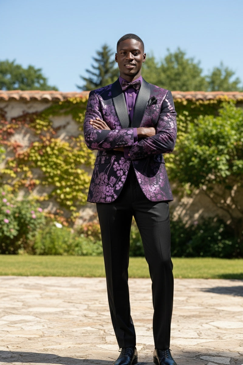 "Fusion" Lavender Tuxedo Jacket (Separates)