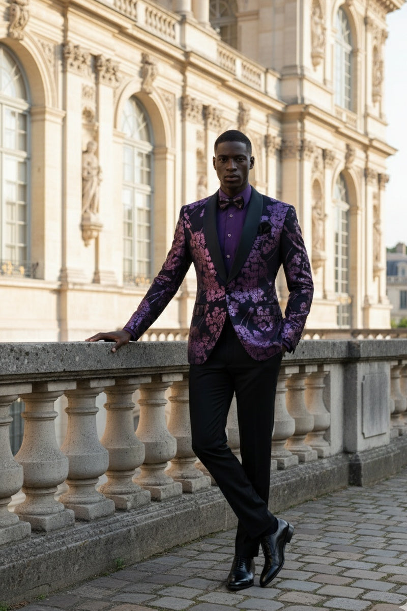 "Fusion" Lavender Tuxedo Jacket (Separates)