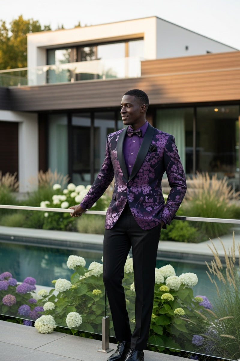"Fusion" Lavender Tuxedo Jacket (Separates)