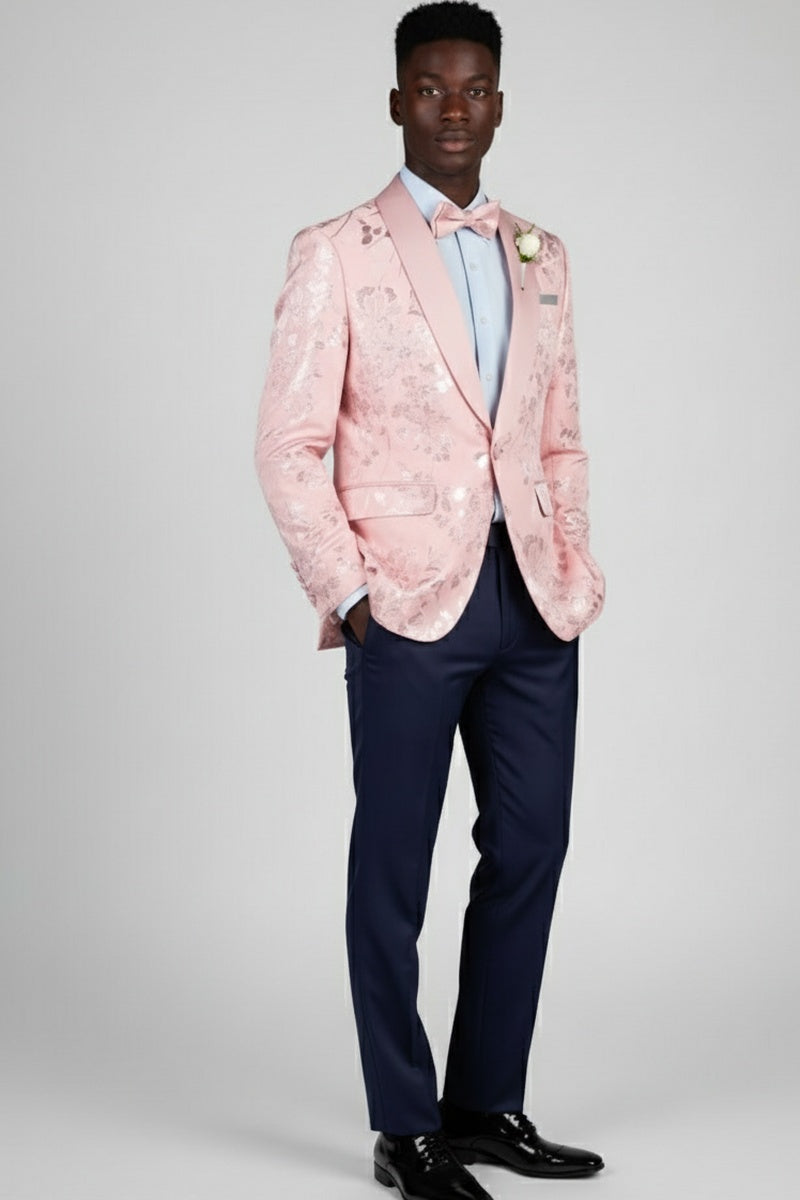 "Fusion" Pink Tuxedo Jacket (Separates)