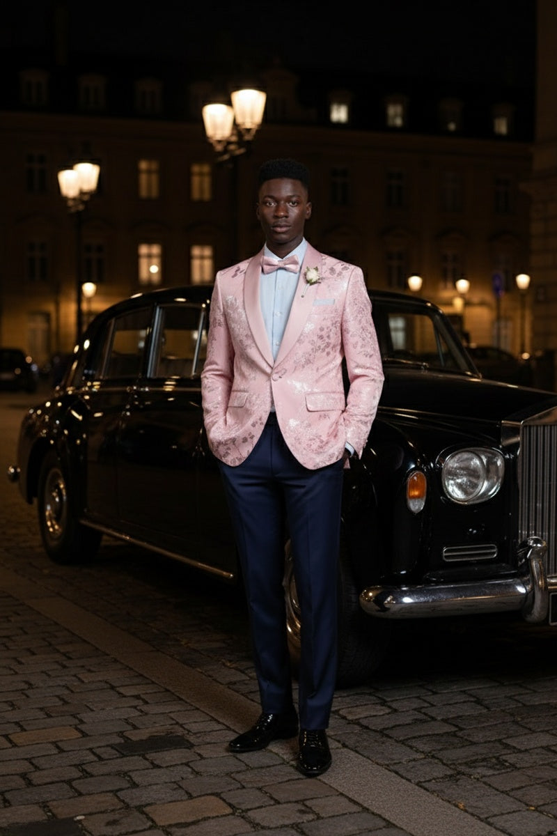 "Fusion" Pink Tuxedo Jacket (Separates)