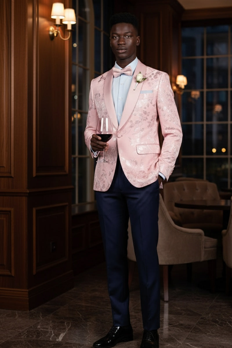 "Fusion" Pink Tuxedo Jacket (Separates)