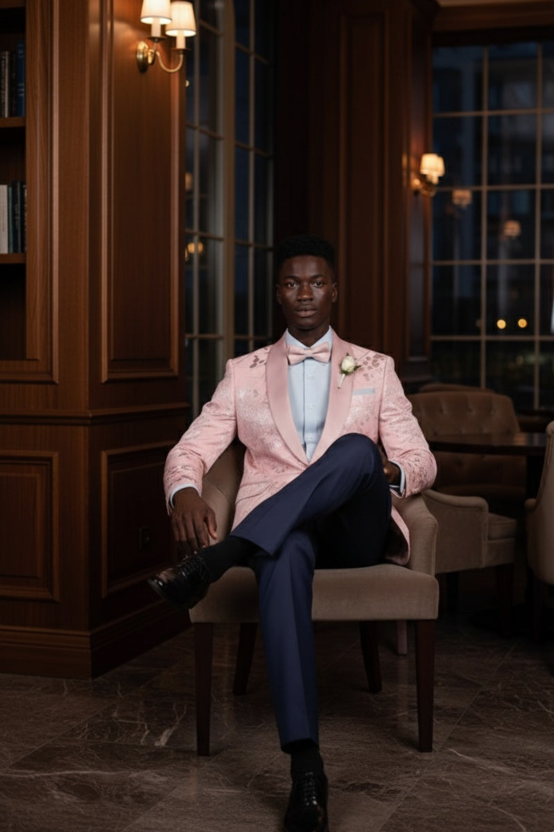 "Fusion" Pink Tuxedo Jacket (Separates)