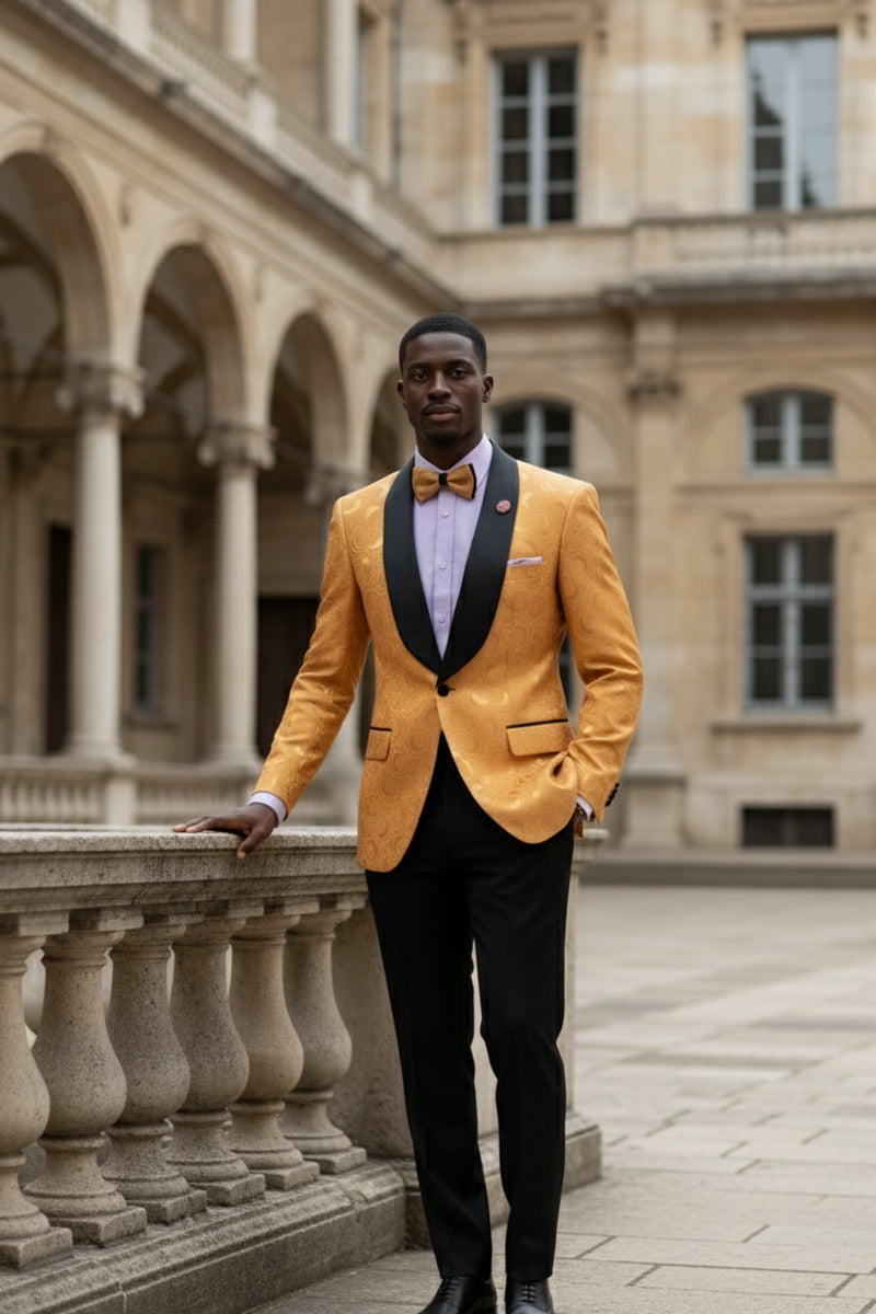 Impressions" Gold Tuxedo Jacket (Separates) PolishedThreads.com Impressions" Gold Tuxedo Jacket (Separates) PolishedThreads.com