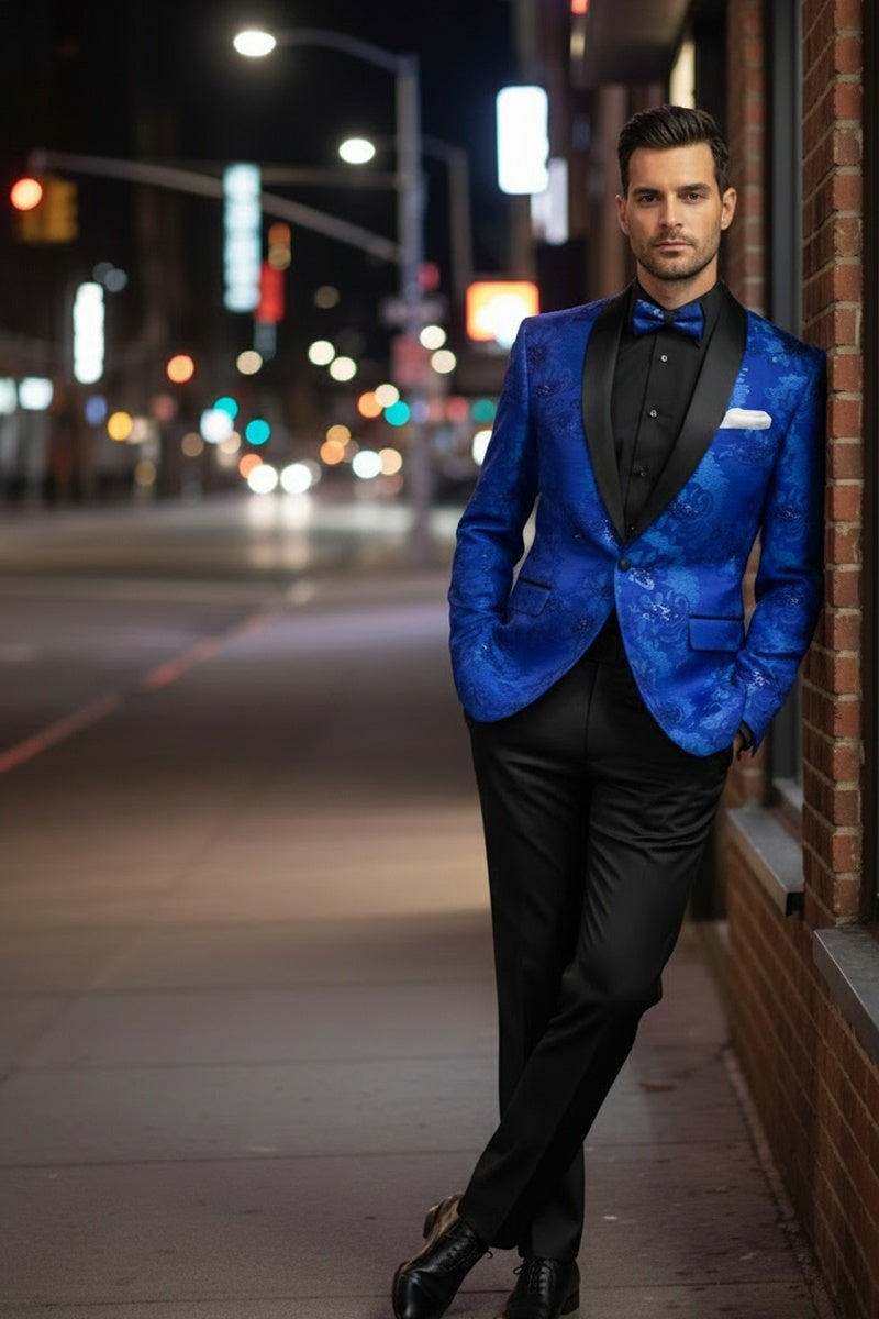 "Komodo" Royal Blue Tuxedo Jacket (Separates)