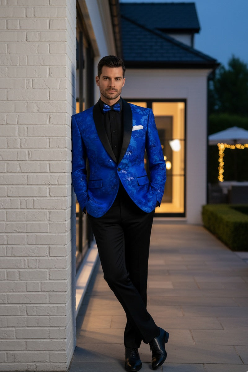 "Komodo" Royal Blue Tuxedo Jacket (Separates)