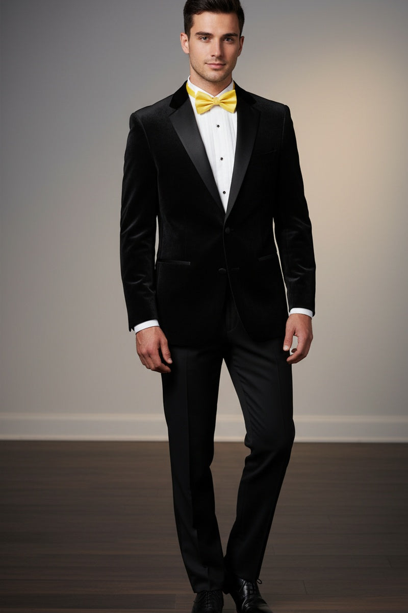 "Velvet" Black Tuxedo (2-Piece Set)