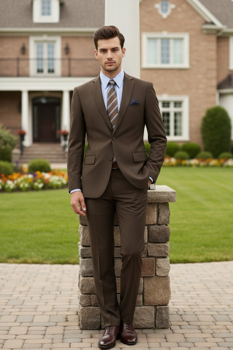 "Versafit" Brown Suit (2-Piece Set)