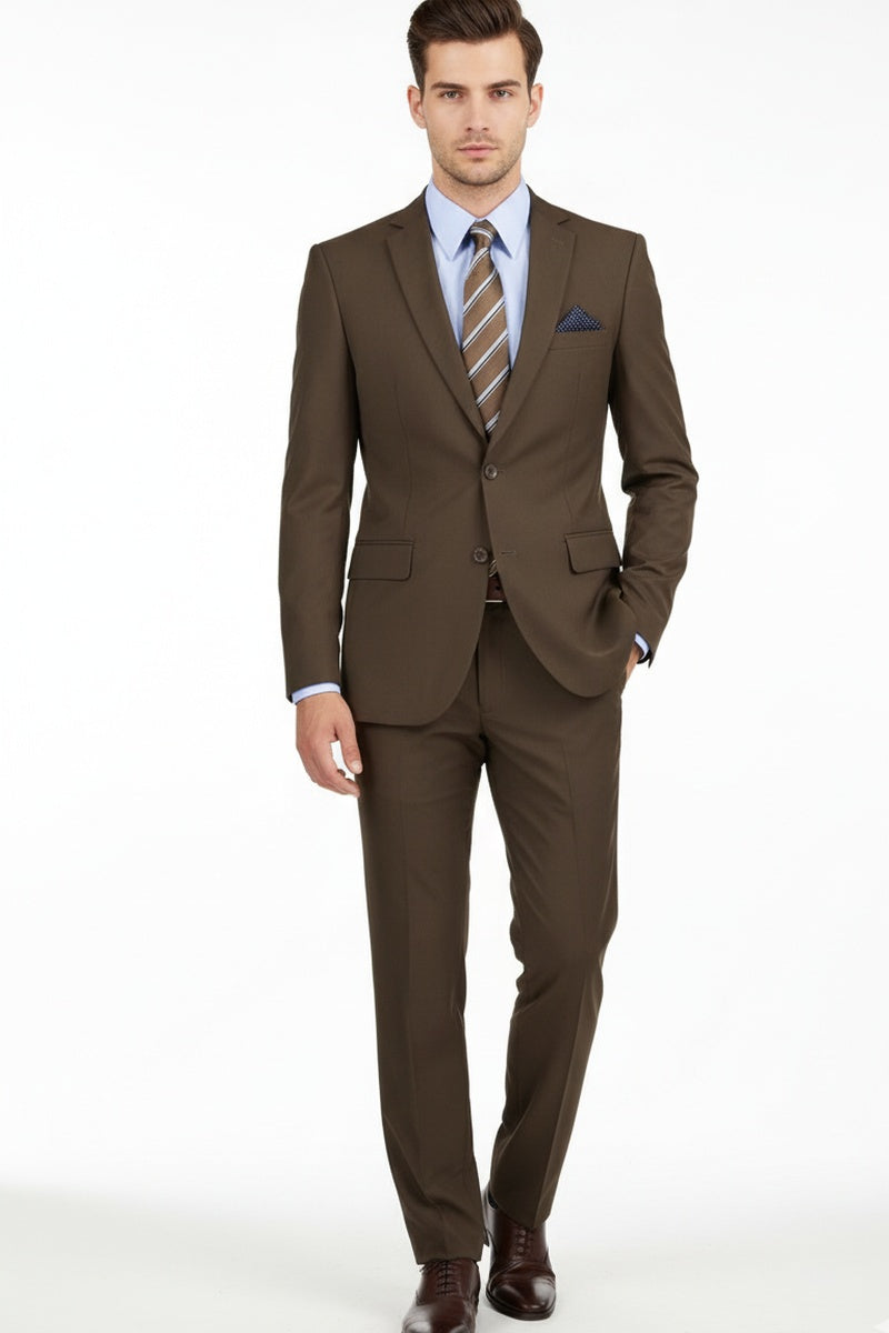 "Versafit" Brown Suit (2-Piece Set)