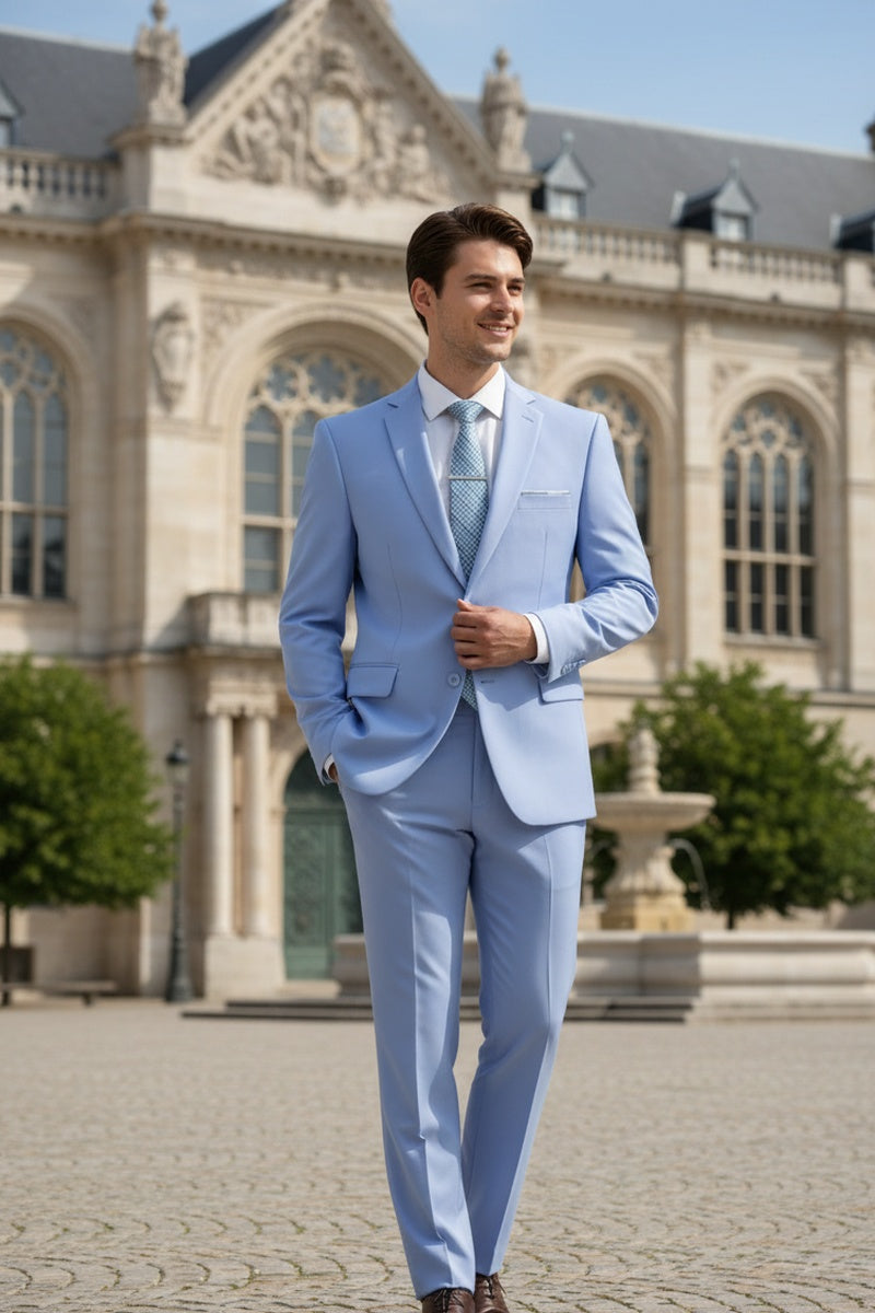 "Versafit" Light Blue Suit (2-Piece Set)