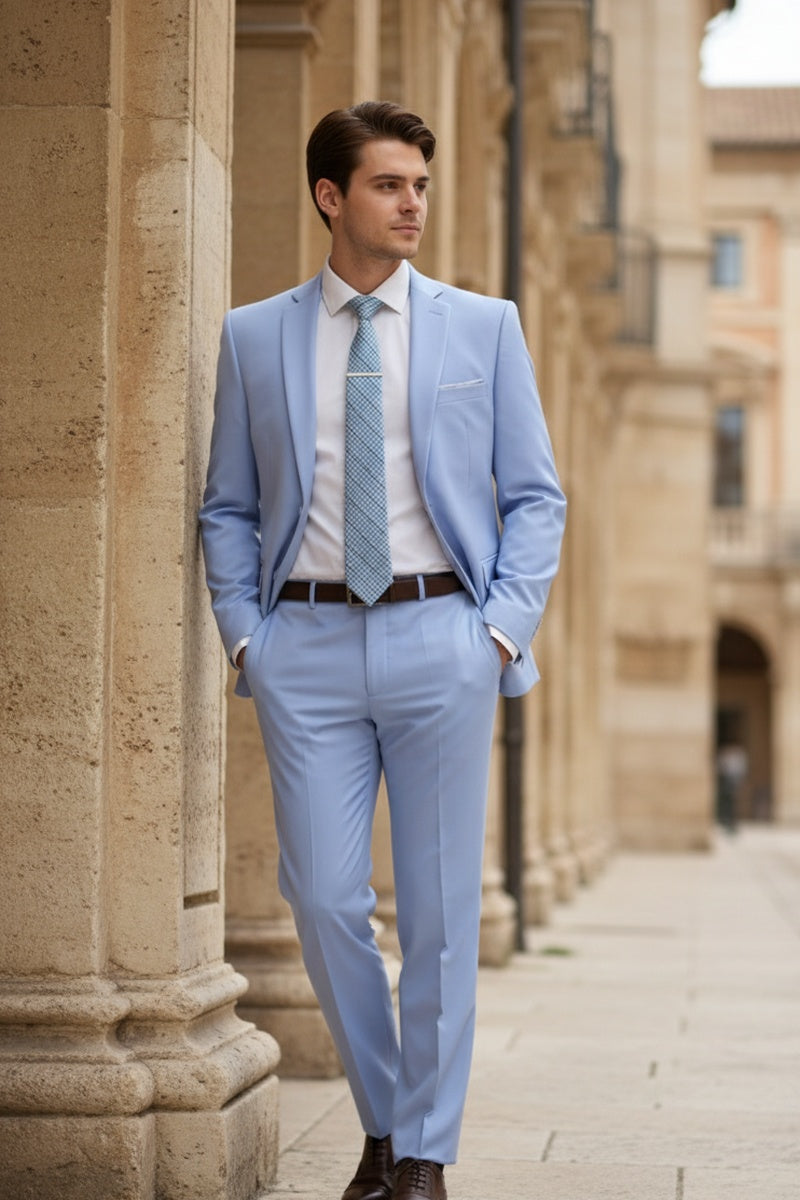 "Versafit" Light Blue Suit (2-Piece Set)