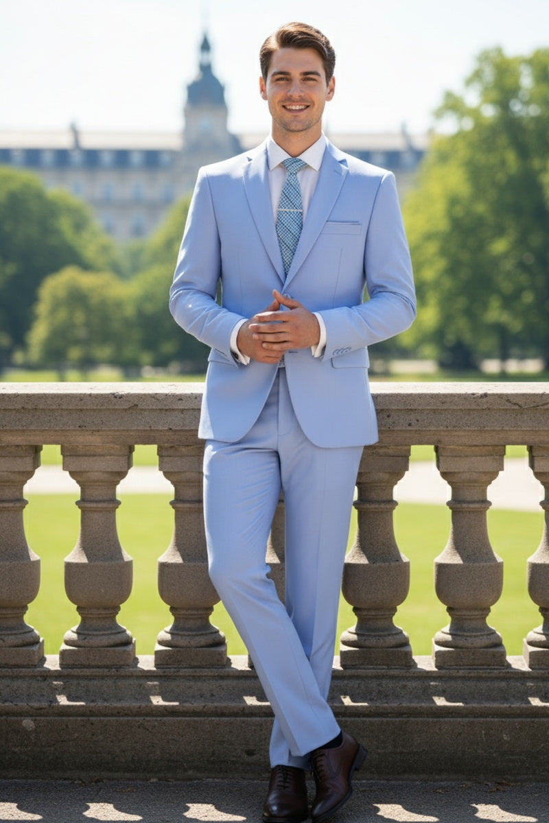 "Versafit" Light Blue Suit (2-Piece Set)