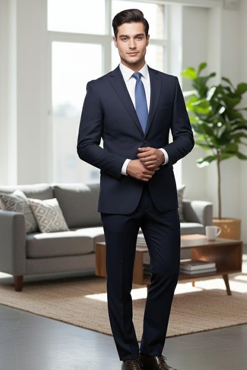 "Versafit" Navy Suit (2-Piece Set)