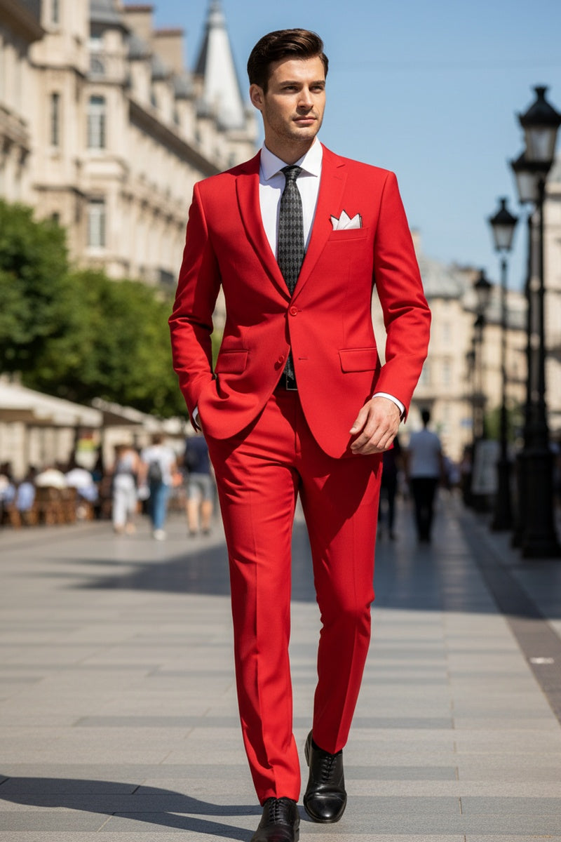 "Versafit" Red Suit (2-Piece Set)