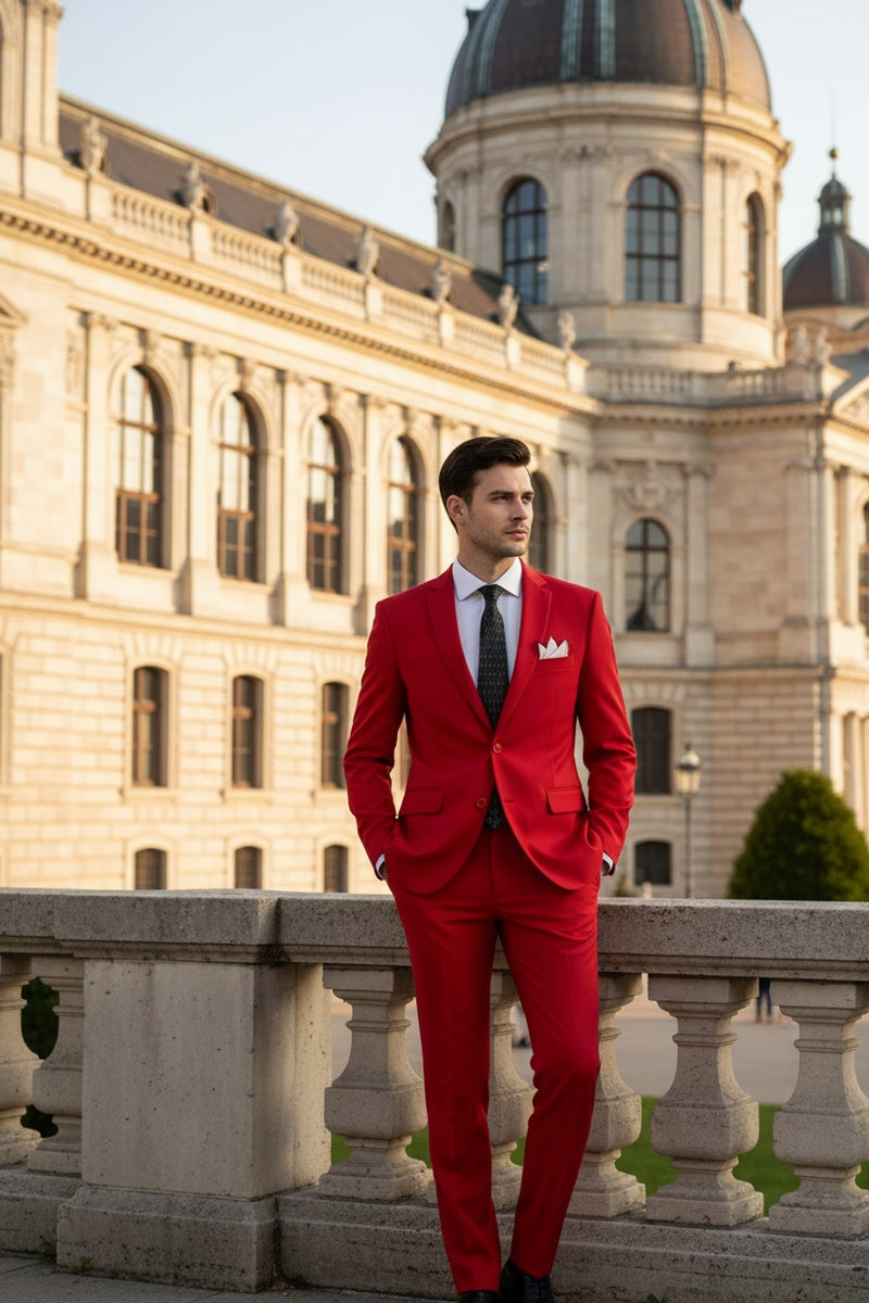 "Versafit" Red Suit (2-Piece Set)