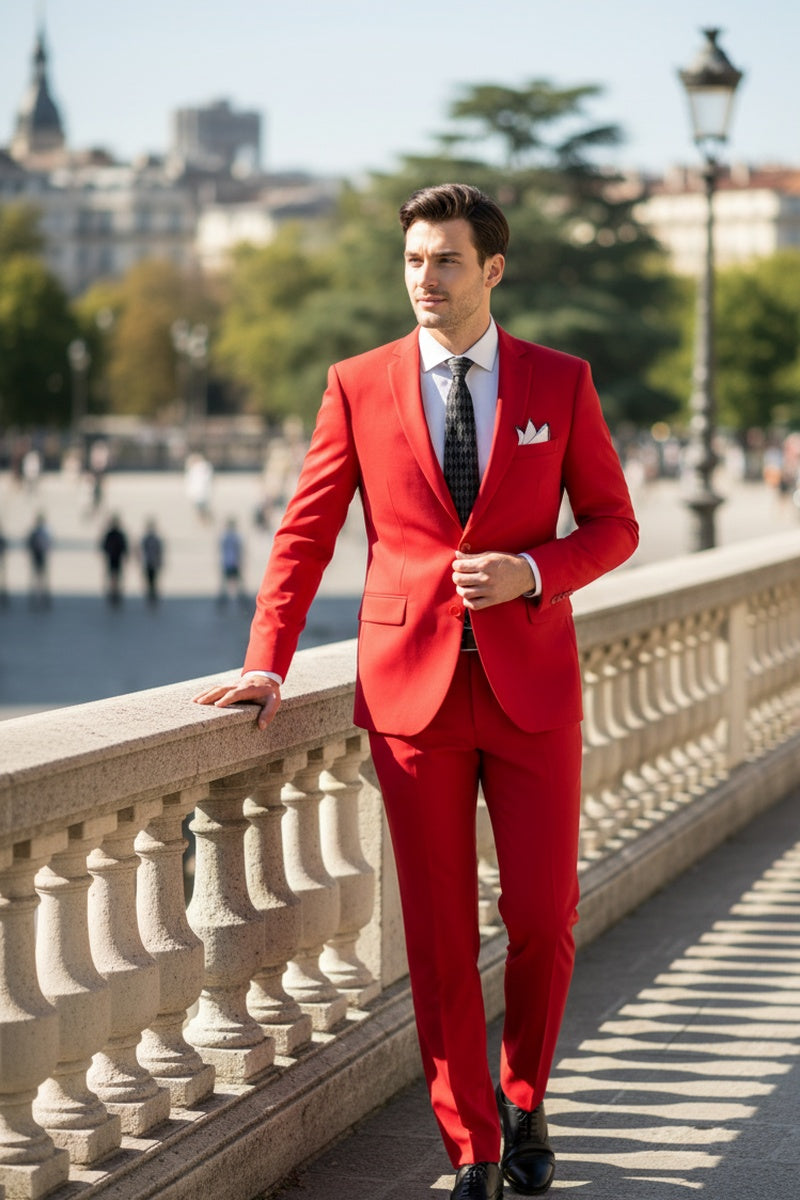 "Versafit" Red Suit (2-Piece Set)