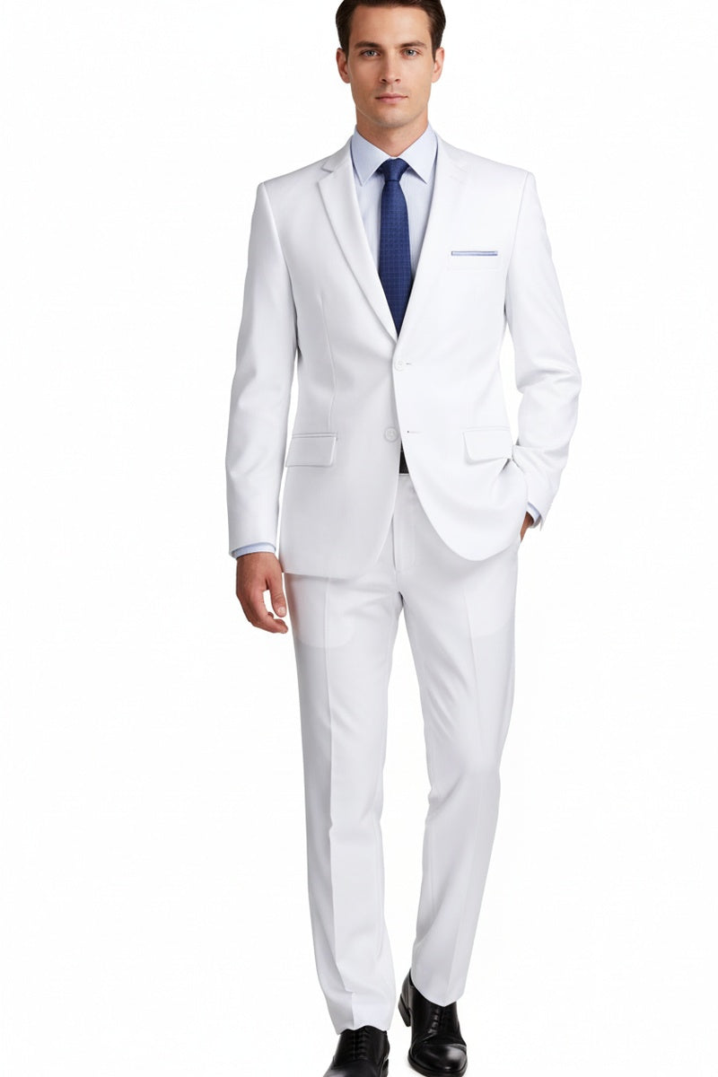 "Versafit" White Suit (2-Piece Set)