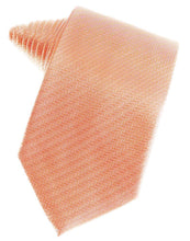 Load image into Gallery viewer, Cardi Self Tie Coral Herringbone Necktie