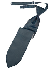 Load image into Gallery viewer, Cardi Pre-Tied Haze Blue Herringbone Necktie
