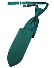 Load image into Gallery viewer, Cardi Pre-Tied Jade Herringbone Necktie