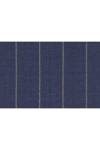 MaxDavoli MaxDavoli Blue Striped Suit