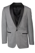 Load image into Gallery viewer, BT Collection Grey Pindot Tuxedo Jacket (Separates)