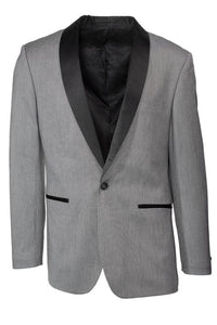 BT Collection Grey Pindot Tuxedo Jacket (Separates)