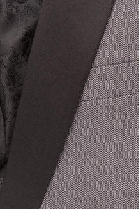 BT Collection Grey Pindot Tuxedo Jacket (Separates)