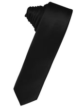 Load image into Gallery viewer, Cardi Self Tie Amethyst Luxury Satin Skinny Necktie
