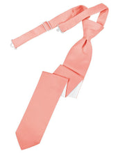 Load image into Gallery viewer, Cardi Pre-Tied Coral Reef Luxury Satin Skinny Necktie