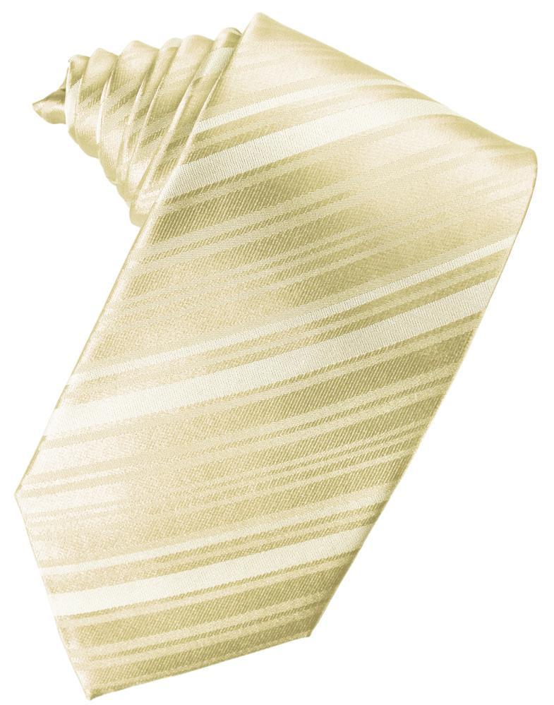 Cardi Self Tie Bamboo Striped Satin Necktie