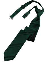Load image into Gallery viewer, Cardi Pre-Tied Holly Striped Satin Skinny Necktie
