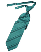 Load image into Gallery viewer, Cardi Pre-Tied Oasis Striped Satin Necktie