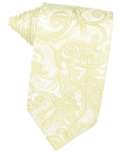 Load image into Gallery viewer, Cardi Self Tie Canary Tapestry Necktie