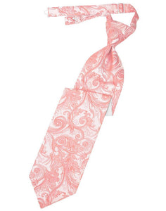Cardi Pre-Tied Coral Tapestry Necktie