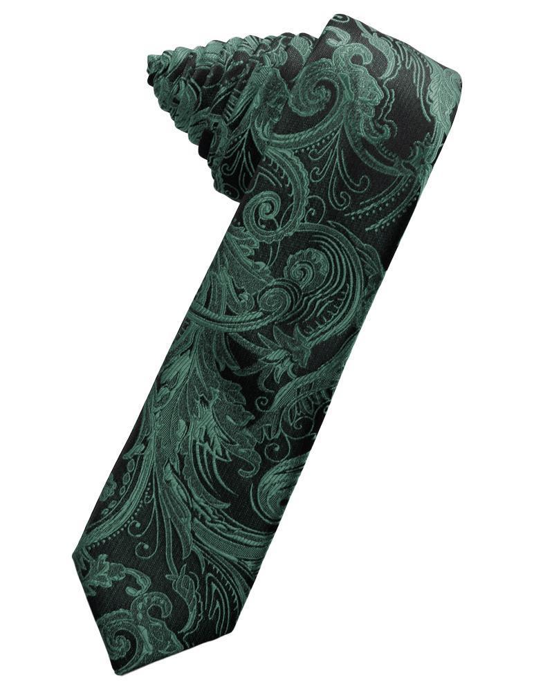 Cardi Self Tie Holly Tapestry Skinny Necktie