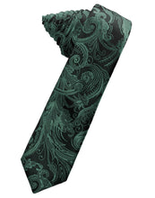 Load image into Gallery viewer, Cardi Self Tie Holly Tapestry Skinny Necktie