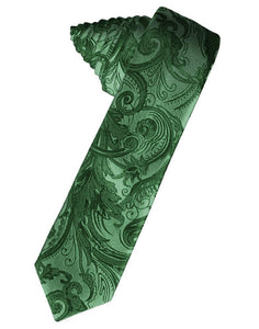 Cardi Self Tie Hunter Tapestry Skinny Necktie