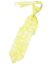 Load image into Gallery viewer, Cardi Pre-Tied Lemon Tapestry Necktie
