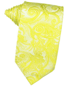 Cardi Self Tie Lemon Tapestry Necktie