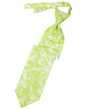 Load image into Gallery viewer, Cardi Pre-Tied Lime Tapestry Necktie