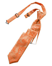 Load image into Gallery viewer, Cardi Pre-Tied Mandarin Tapestry Skinny Necktie