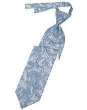Load image into Gallery viewer, Cardi Pre-Tied Periwinkle Tapestry Necktie