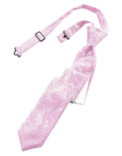 Load image into Gallery viewer, Cardi Pre-Tied Rose Petal Tapestry Skinny Necktie