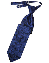 Load image into Gallery viewer, Cardi Pre-Tied Royal Blue Tapestry Necktie
