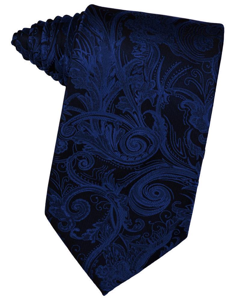 Cardi Self Tie Royal Blue Tapestry Necktie