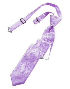 Cardi Pre-Tied Wisteria Tapestry Skinny Necktie