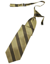 Load image into Gallery viewer, Cardi Pre-Tied Champagne Venetian Stripe Necktie