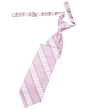 Load image into Gallery viewer, Cardi Pre-Tied Pink Venetian Stripe Necktie
